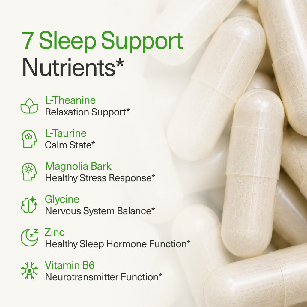 BIOptimizers Sleep Breakthrough Capsules - Natural Support Supplement | Calming Relief Aid for Adults | Non-Habit Forming | 60 Capsules
