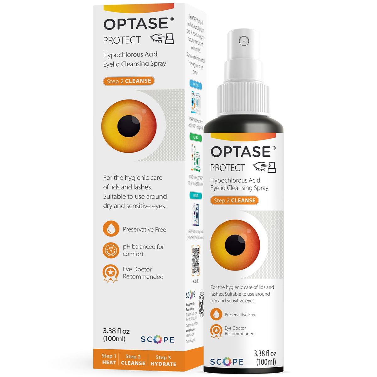 Optase® Protect Eyelid Cleansing Spray, 100 ml