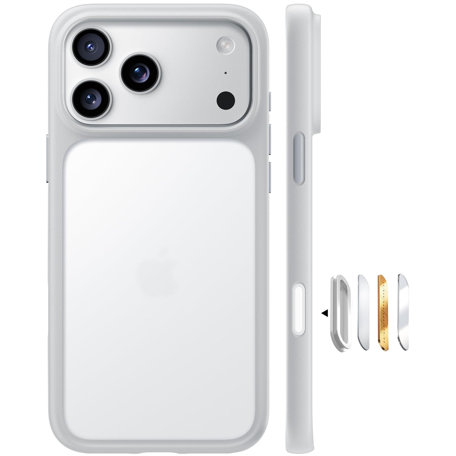 Buy now TORRAS Tough Shockproof for iPhone 13 Pro Case, [Military-Grade Drop Tested] Ultra-Durable Matte Hard PC Back with Soft Silicone Edge Slim Protective for iPhone 13 Pro Phone Case,Translucent Black iPhone 17 Pro Max 6.9" Grey at indiglob india