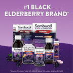 Sambucol Black Elderberry Syrup - Original Formula - 7.8 Fl Oz, 2 Pack | Black Elderberry Liquid, Immune Support for Kids and Adults, High Antioxidants, Gluten Free