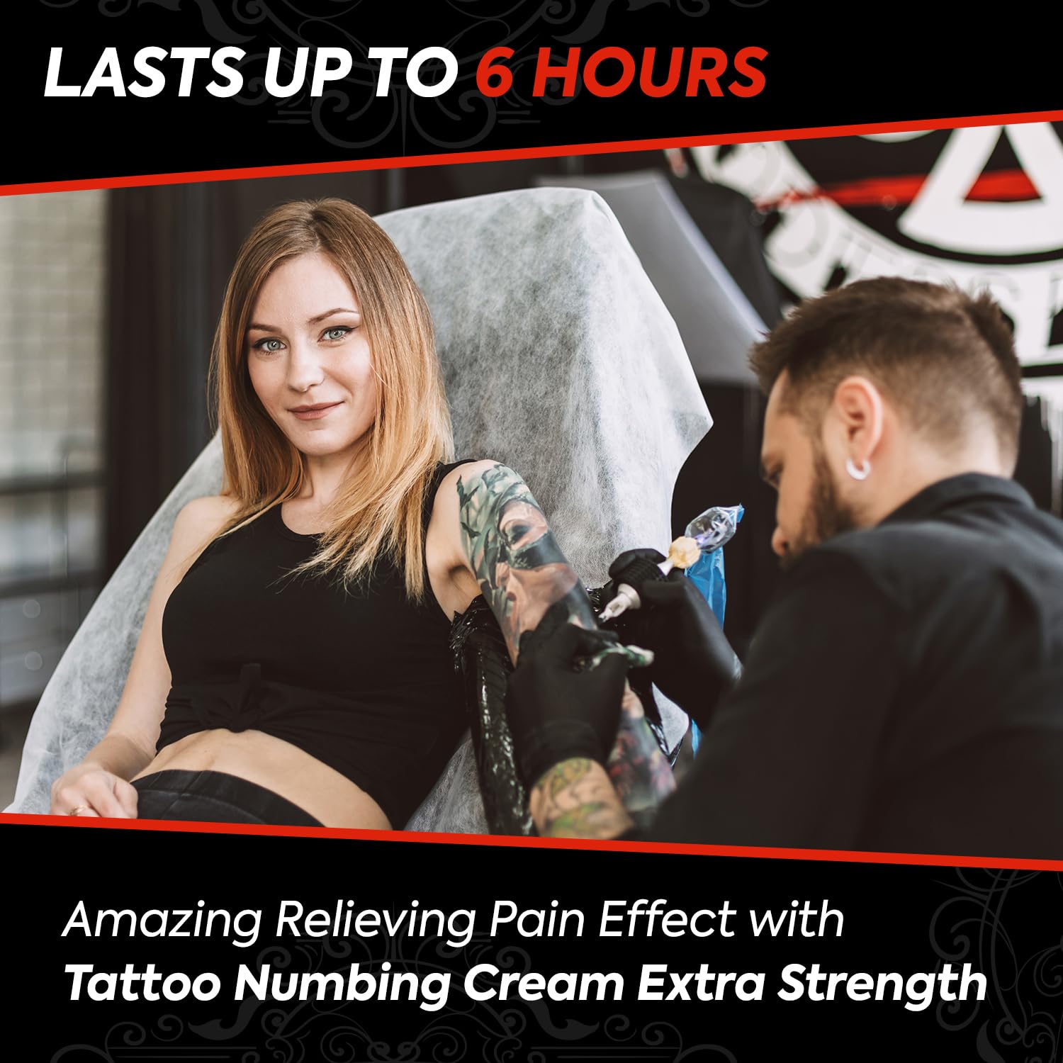 Numbing Cream: Fast-Absorbing with Emu Oil and Arnica — Non-Greasy 50 mL