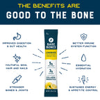 Bare Bones Lemonade Collagen Protein Powder Drink Mix, 16 Stick Packets | 5g Collagen Protein | Prebiotic Collagen Drink Mix for Water | Naturally Sweetened, Light & Flavorful | Gluten & Dairy Free