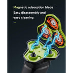 Electric Razor for Men with Magnetic Detachable Head