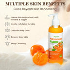 Persimmon Body Wash for Old People Smell, Natural Deodorant Bar | Deep Odor Control for Strong Odor Smelly Feet Remove, Cleansing Body Soap Deodorizing with Persimmon & Green Tea Extracts