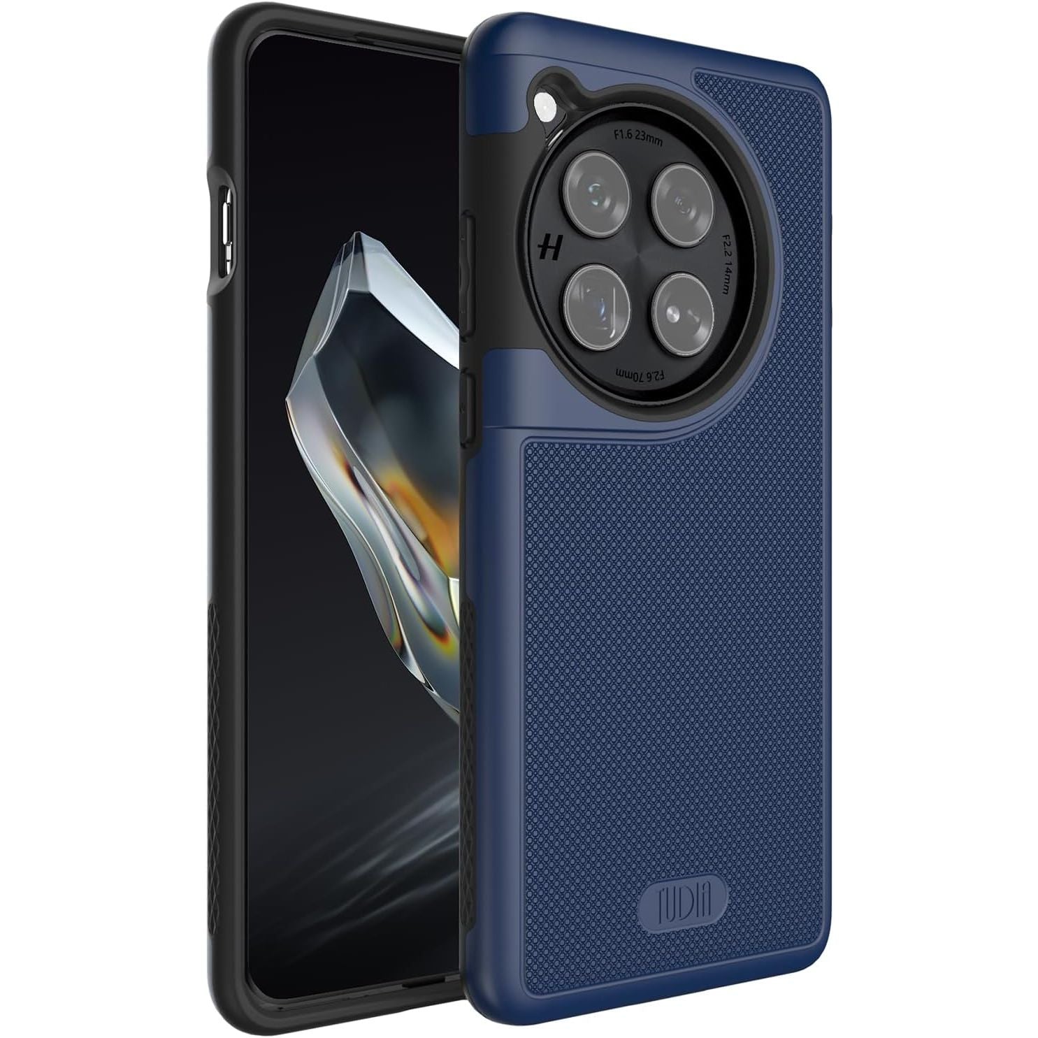 Buy now TUDIA MergeGrip Magsafe Compatible Phone Case for OnePlus 12 5G 2024 - Military Grade, Drop Tested, Dual Layer, Shockproof, Anti-Slip, Heavy Duty & Protector Cover Protective Phone Case - Matte Black OnePlus 12 Indigo Blue at indiglob india