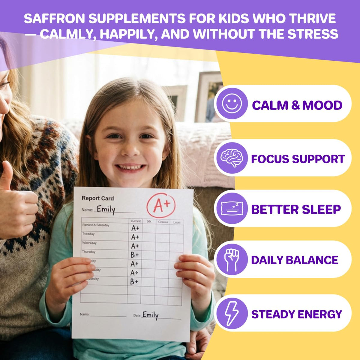 Liposomal Saffron Liquid Drops for Kids, 2 Fl OZ