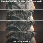 SHAMPOO JUST FOR MEN Control GX Gray Reducing, Light, 4 Fl Oz (1 Pack) | Control GX multi-patented formula gradually reduces gray with each shampoo for light shades. Keratin thickens hair.