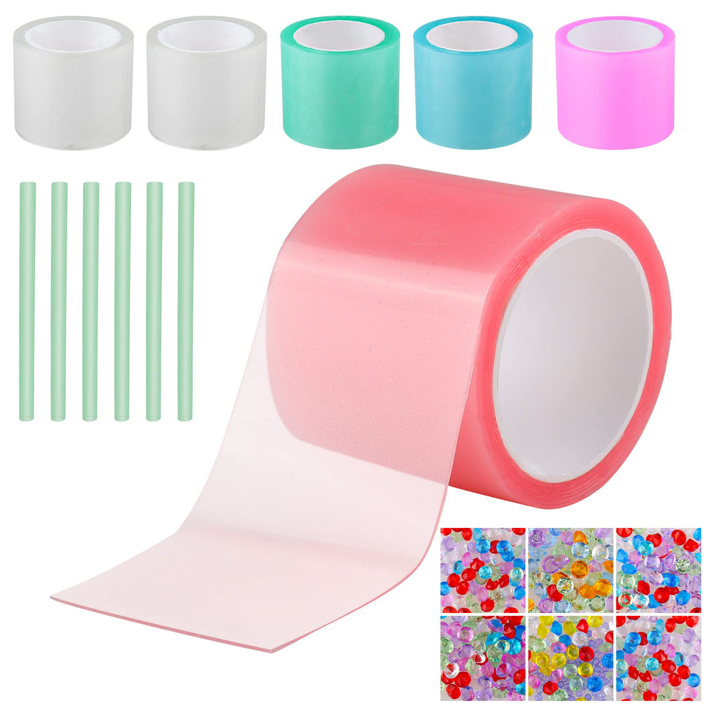 Nano Tape for Bubble Kit 6 Pcs Colorful Double Sided