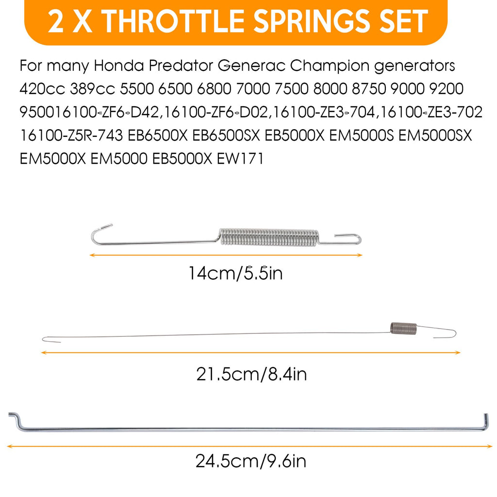 36 Pack Throttle Return Springs for Honda Briggs Engine