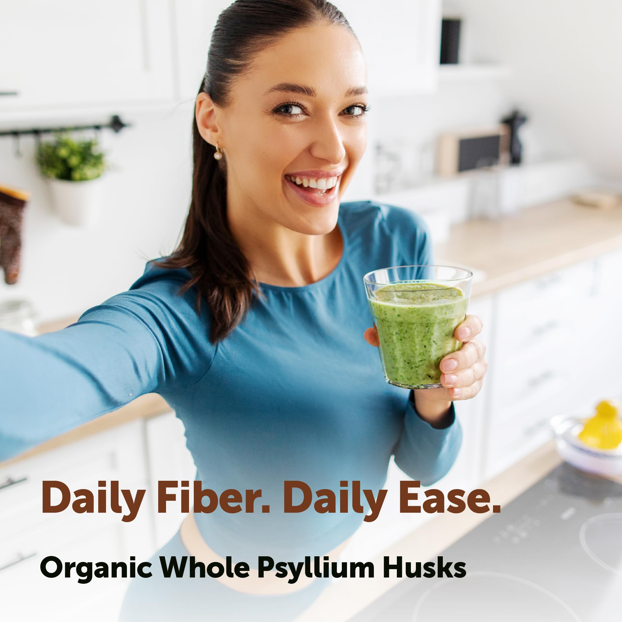 Micro Ingredients Organic Whole Psyllium Husks, 3lbs | Daily Soluble Fiber Supplement | Sourced from India | Ideal for Oatmeal, Coffee & Beverage | Unflavored, Non-GMO, Keto Friendly, Vegan