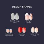 Buy now KISS imPRESS No Glue Mani Press On Nails, Design, 'Dorothy', Pink, Short Size, Squoval Shape, Includes 30 Nails, Prep Pad, Instructions Sheet, 1 Manicure Stick, 1 Mini File at indiglob india