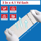 YesBes 40 Pack Gauze Rolls, 3 in x 4.1 Yards, Premium Gauze Wrap Roll for Wounds, Bandage Wrap Rolled Gauzes, Mummy Wraps, Individually Wrapped
