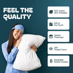 Buy now White Classic King Pillow Covers with Zipper 2 Pack - 20 x 36 Ultra-Soft, Cozy and Noiseless King Pillow Protector, 200 Thread Count, Fade-Resistant Pillow Shams at indiglob india