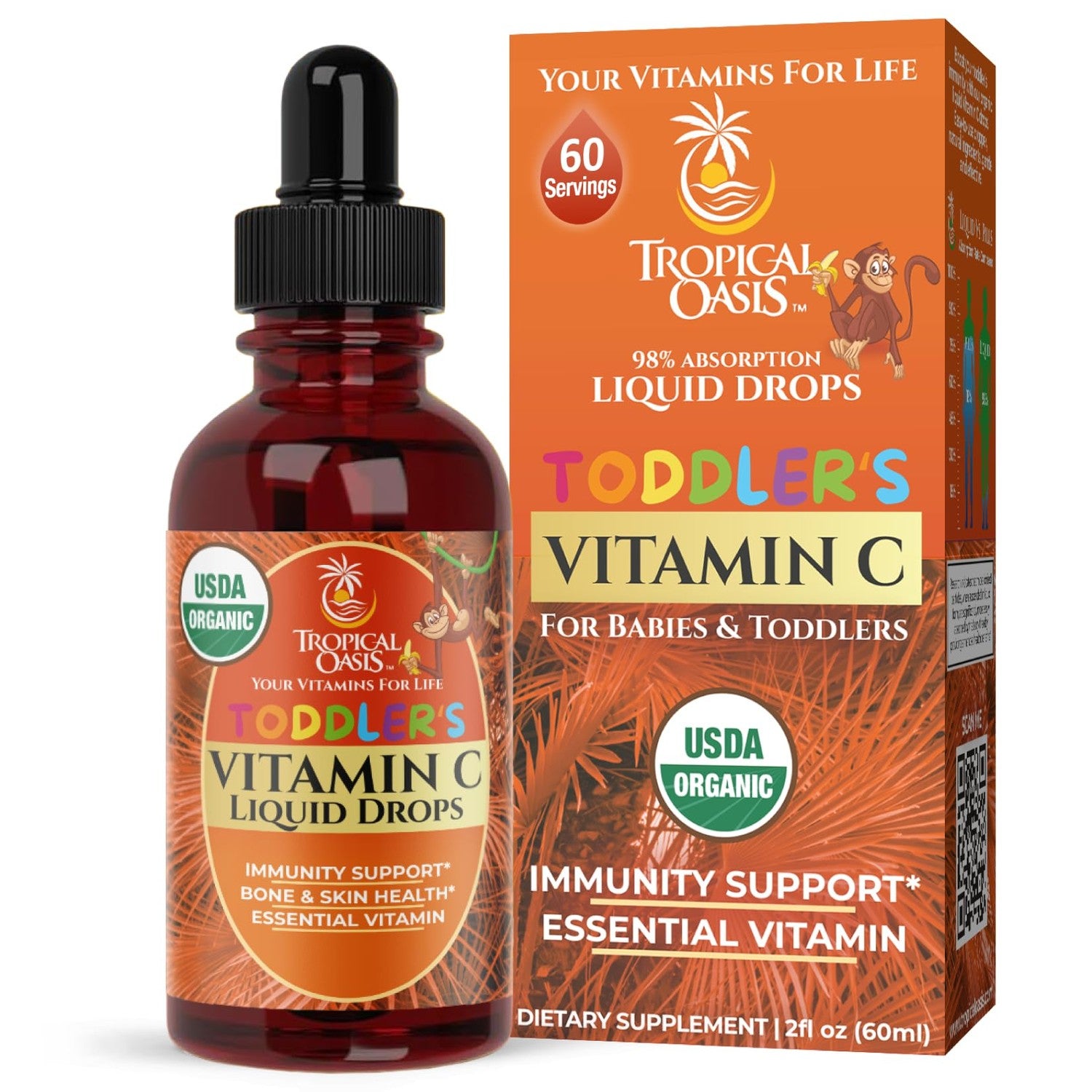 Premium Liquid Multivitamin For Kids | Sugar Free Kids Vitamins | 100% DV of 14 Vitamins for Kids | Multivitamin for Children Ages 4+ | Great Tasting, Non-GMO, Max 98% Absorption Rate- 16 oz, 32 Serv