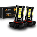 Buy now Alla Lighting Super Bright PSX24W 2504 LED Fog Light Bulbs, 6000K Xenon White 2800Lms 12276 Auto 12V Fog Lamps Replacement 5730 33-SMD LEDs 2504 PSX24W at indiglob india