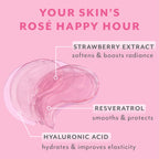 Patchology Rosé Under Eye Patches for Puffy Eyes & Dark Circles | 5pk. | Puffiness & Anti Wrinkle Patches Hydrating Eye Masks for a Radiant Look | Hyaluronic Acid & Antioxidants