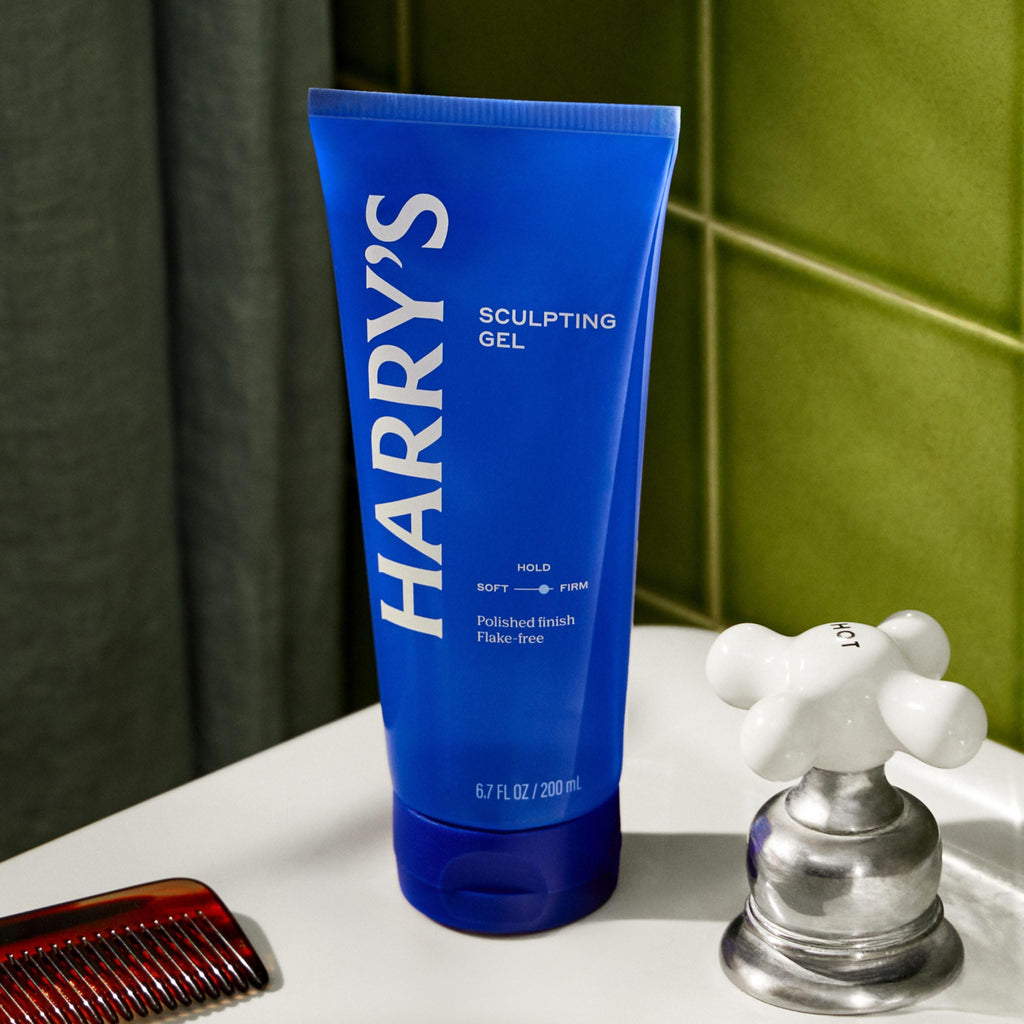 Harry's Sculpting Hair Gel for Men - 6.7 fl oz | Firm Hold and Polished Finish - Alcohol-Free Formula