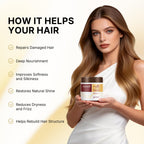Karseell Collagen Hair Mask for Dry, Frizzy, Damaged Hair 16.90 oz | Deep Conditioning Hair Treatment Repairs, Moisturizes, Nourishing, Detangles Hair Leaving it Soft, Silky