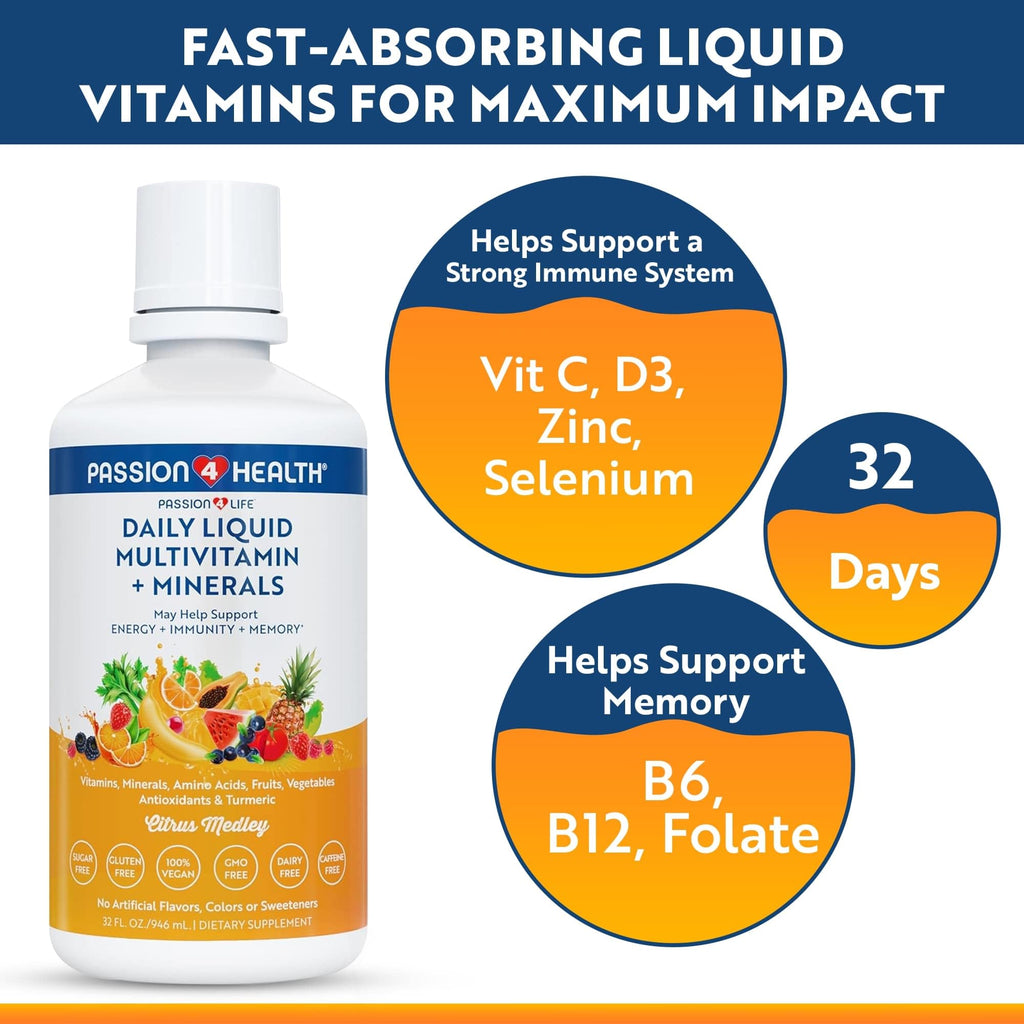 Passion 4 Life Daily Liquid Multivitamin and Minerals