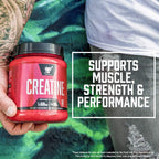 BSN Micronized Creatine Monohydrate Powder, 5g per Serving, 60 Servings | Micronized Creatine Monohydrate for Muscle Building and Strength, 5000mg per Serving, Unflavored Powder
