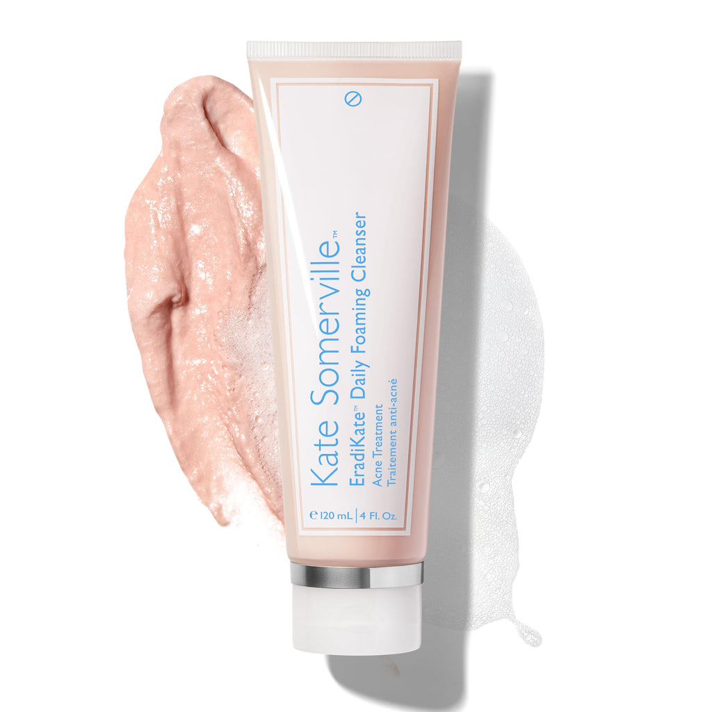 Buy now Kate Somerville EradiKate 3% Sulfur Daily Foaming Cleanser Acne Treatment â€“ Clinically Formulated Medicated Face Wash Balances Skin & Cleans Pores, 4 Fl Oz at indiglob india