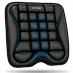 Airplane Seat Cushion, Air-Cell Travel Cushion for Long Flights, Inflatable Portable Seat Pad with Built-in Pump for Air Travel, Car, Office Chair and Wheelchair