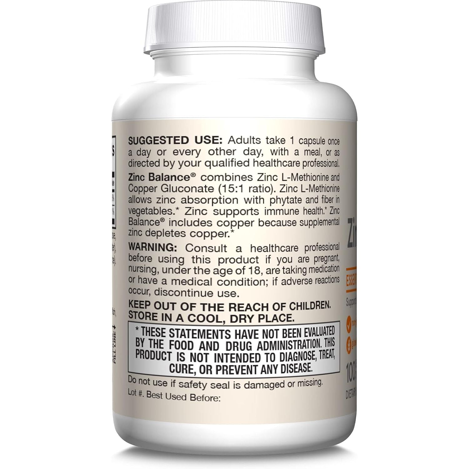Buy now Jarrow Formulas Zinc Balance 15 mg - 100 Servings (Veggie Caps) - Includes Copper - Essential Mineral for Immune System Support - Immune Support Supplement - Gluten Free Zinc Copper Supplement - Vegan at indiglob india