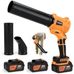 Cordless Leaf Blower Lightweight Handheld Blowers for Lawn Care, Green