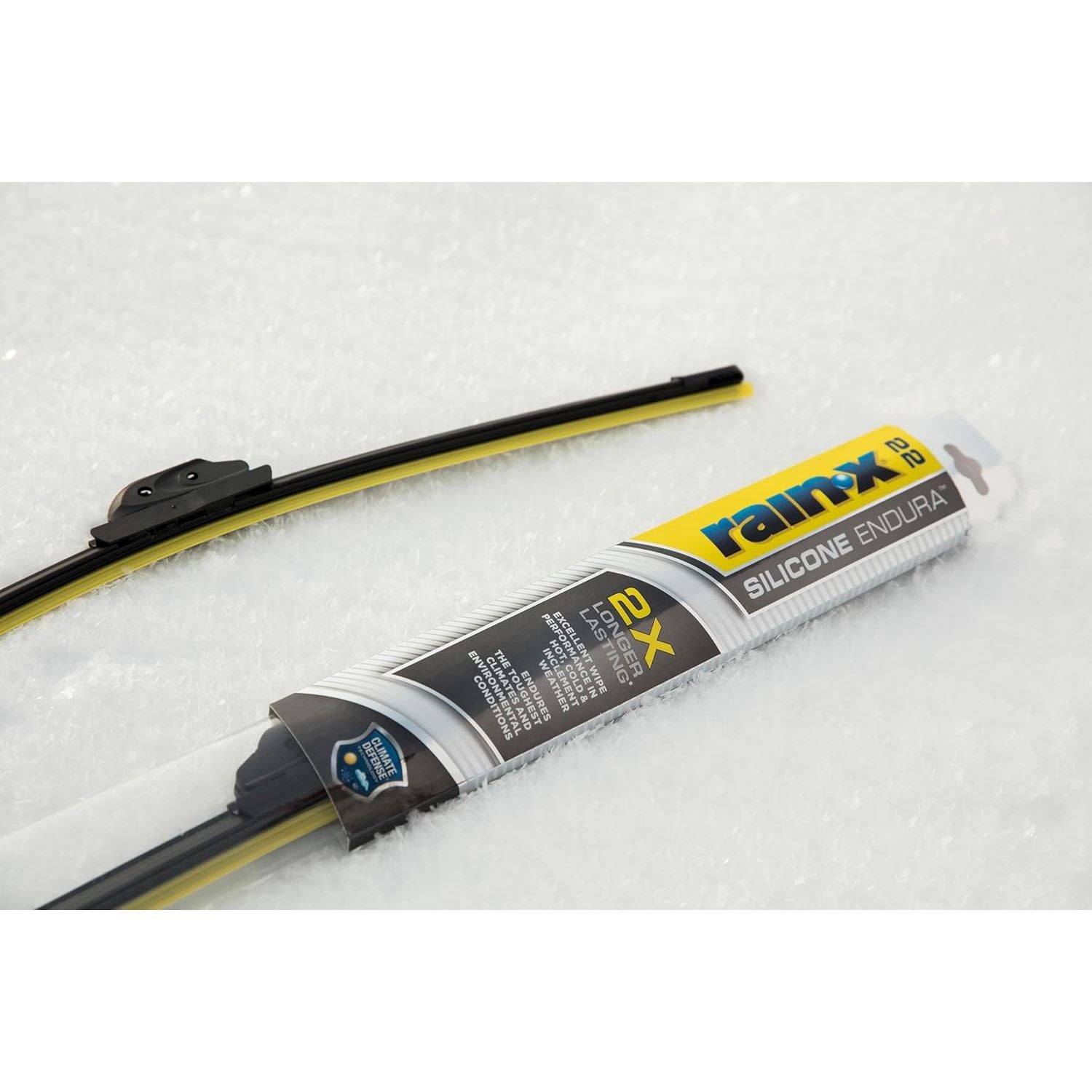 Buy now Rain-X 830122 Silicone Endura Wiper Blades, 22 Inch Windshield Wipers (Pack of 1), Automotive Replacement Windshield Wiper Blades With Two Times Longer-Lasting Resilient Silicone Rubber Squeegee at indiglob india