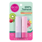 Buy now eos 100% Natural Lip Balm- Coconut Milk and Pineapple Passionfruit, All-Day Moisture Lip Care, 0.14 oz, 2 Pack at indiglob india