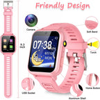 Buy now Smart Watch for Kids Gift for Girls Age 5-12, 1.54" Touch Screen Watch with HD Camera Video 39 Games Music Pedometer Flashlight Alarm Clock, Gifts for 7 8 9 10 Year Old Girls Boys at indiglob india