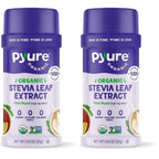 Pyure Organic Stevia Extract Powder, 100% Pure Stevia Leaf Extract, No Fillers, Sugar-Free, Keto, Paleo, Diabetic Friendly, Zero Calorie, 300x Sweeter Than Sugar, 1,000 Servings, USDA Organic