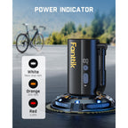 Fanttik X9 Ace Mini Electric Bike Pump, 150PSI, 32s Inflate, Auto Stop