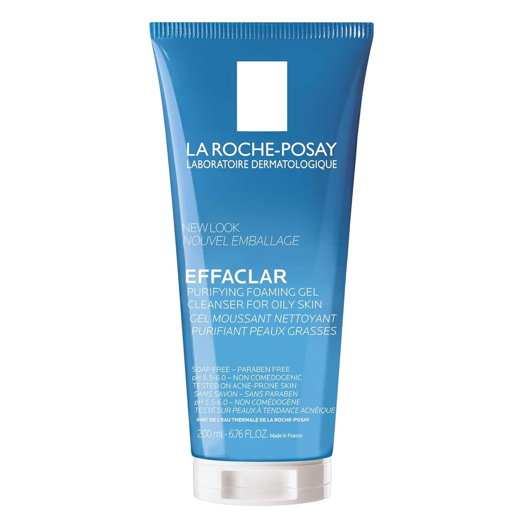 Buy now La Roche-Posay Effaclar Purifying Foaming Gel Cleanser for Oily Skin, With Zinc Pidolate To Remove Excess Oil & Shine, Alcohol Free & Oil Free, Sensitive Skin Tested 6.8 Fl Oz (Pack of 1) at indiglob india