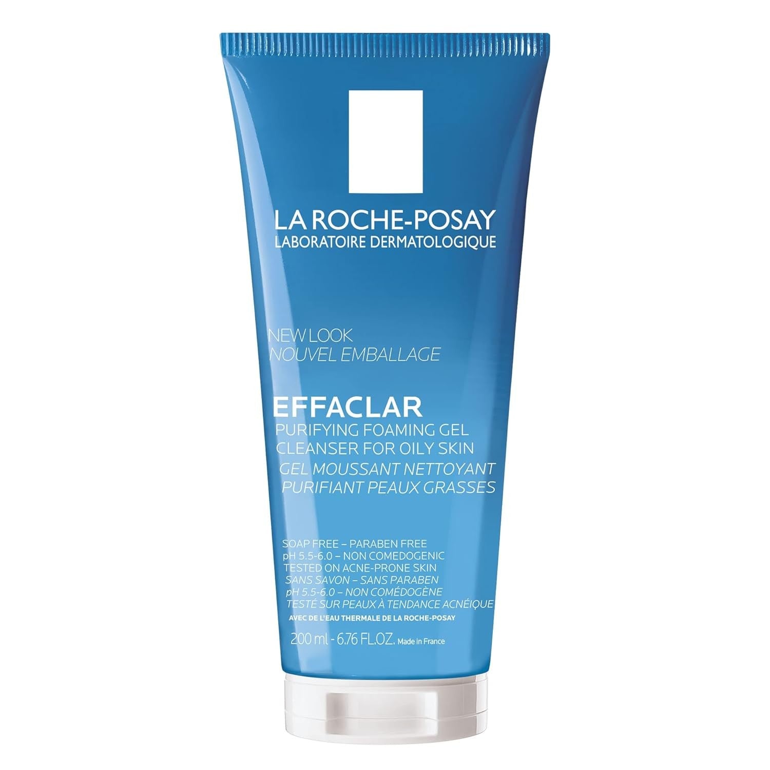 Buy now La Roche-Posay Effaclar Purifying Foaming Gel Cleanser for Oily Skin, With Zinc Pidolate To Remove Excess Oil & Shine, Alcohol Free & Oil Free, Sensitive Skin Tested 6.8 Fl Oz (Pack of 1) at indiglob india