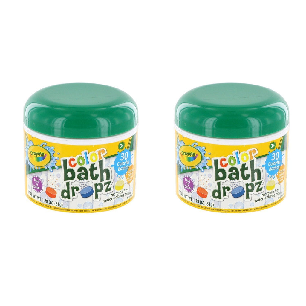 Buy now Play Visions Crayola Bath Dropz 2.68 oz,45 tablets (Pack of 2) at indiglob india