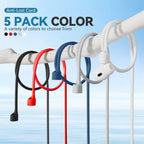 Buy now 5 Pack Ultra Strong Magnetic AirPods Pro Straps, Anti-Lost Neck Cord for AirPods Pro 3 2025,AirPods 4th, AirPods Pro 2nd/1st, AirPod 3rd, AirPod 2nd/1st - 5 Pcs Silicone Sports Lanyard and 2 Ear Hook at indiglob india