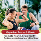 Vitalitown Magnesium Complex Supplement 500mg - NSF Certified Magnesium Glycinate, Malate, Taurate & Citrate - Chelated High Absorption & Gentle on Stomach - Vegan Non-GMO 240 Capsules