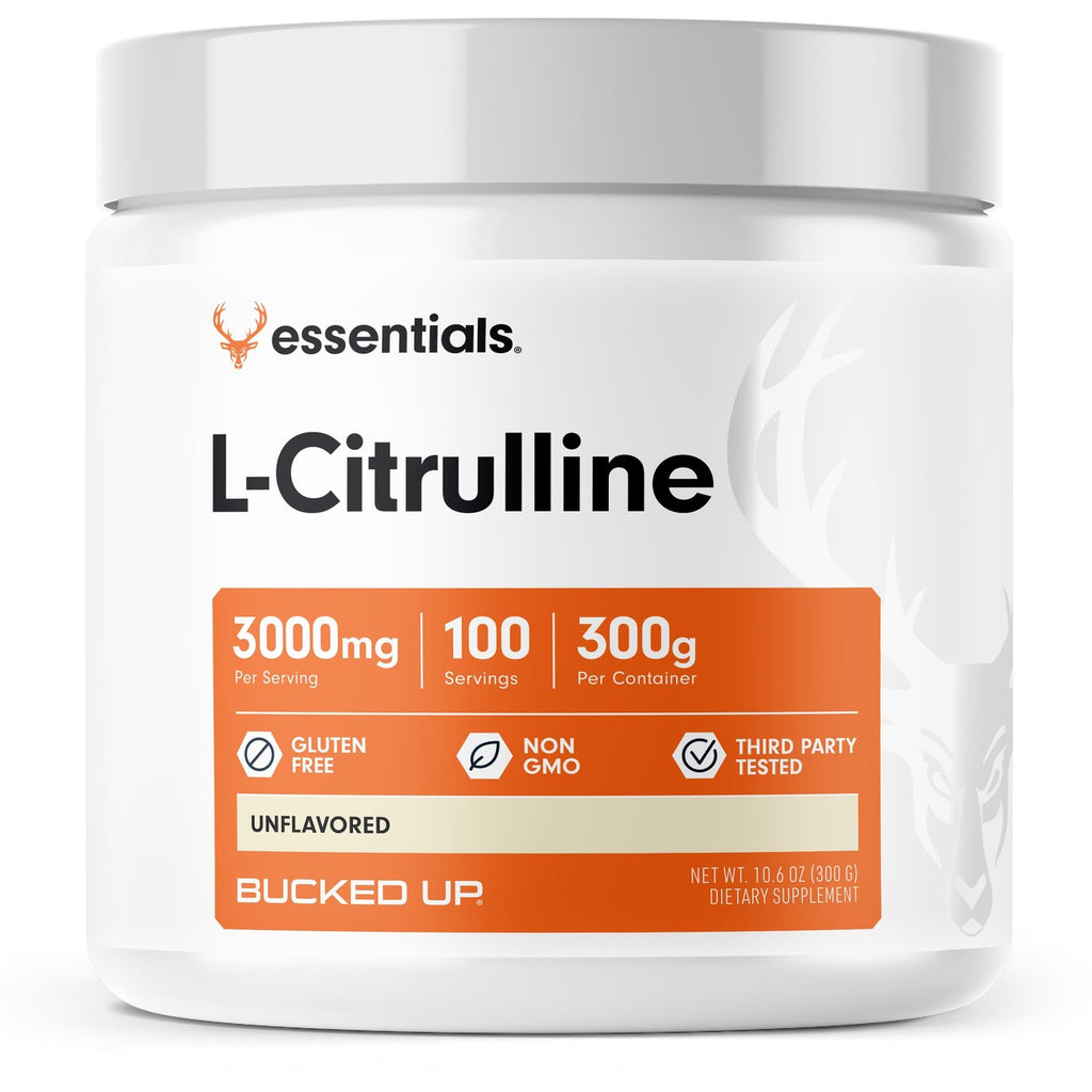 Bucked Up L-Citrulline 3000mg Powder, Essentials (100 Servings)
