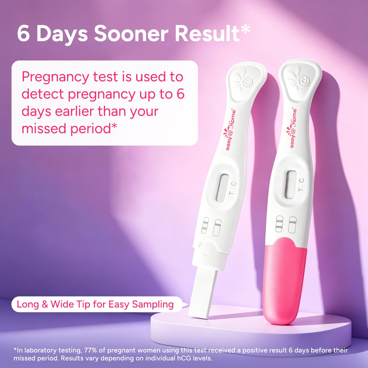 easy@Home Early Pregnancy Tests: 6 Days Before Missed Period*