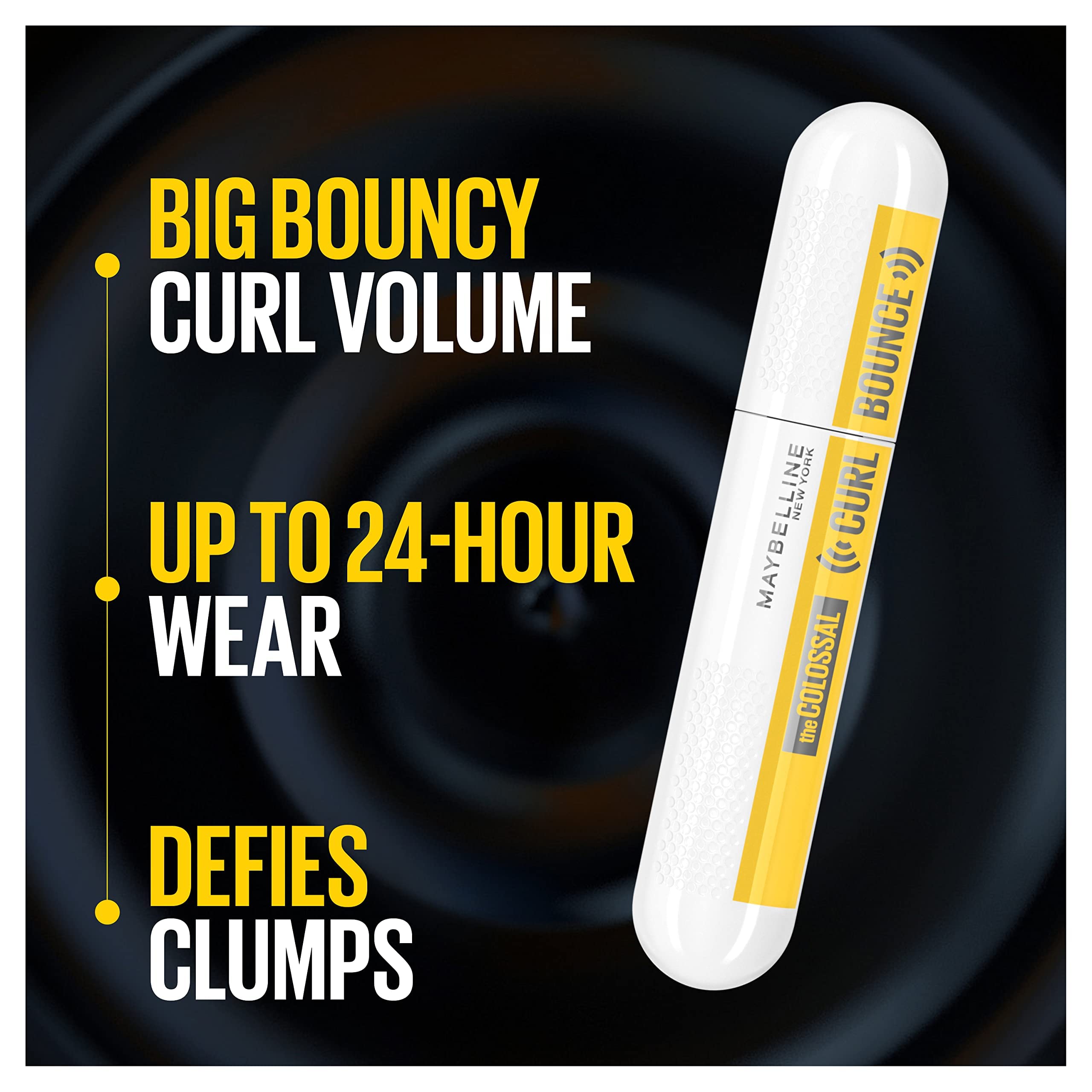 Buy now Maybelline Volum' Express Colossal Curl Bounce Waterproof Curling Mascara, Very Black, 1 Count at indiglob india