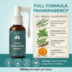 Lung Cleansing Spray，Herbal Lung Cleansing Spray，Powerful Lung Support