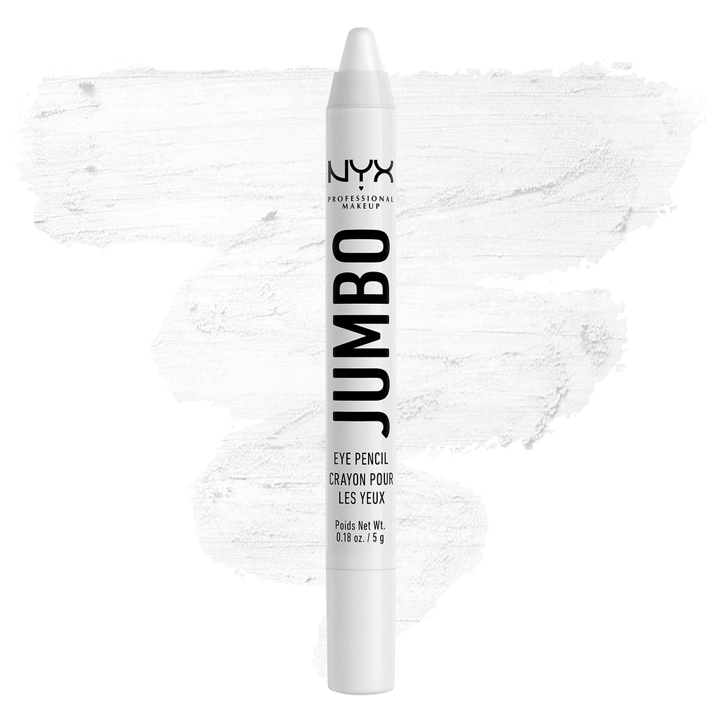 Buy now NYX PROFESSIONAL MAKEUP Jumbo Eye Pencil, Blendable Eyeshadow Stick & Eyeliner Pencil - Cottage Cheese (Silver) at indiglob india