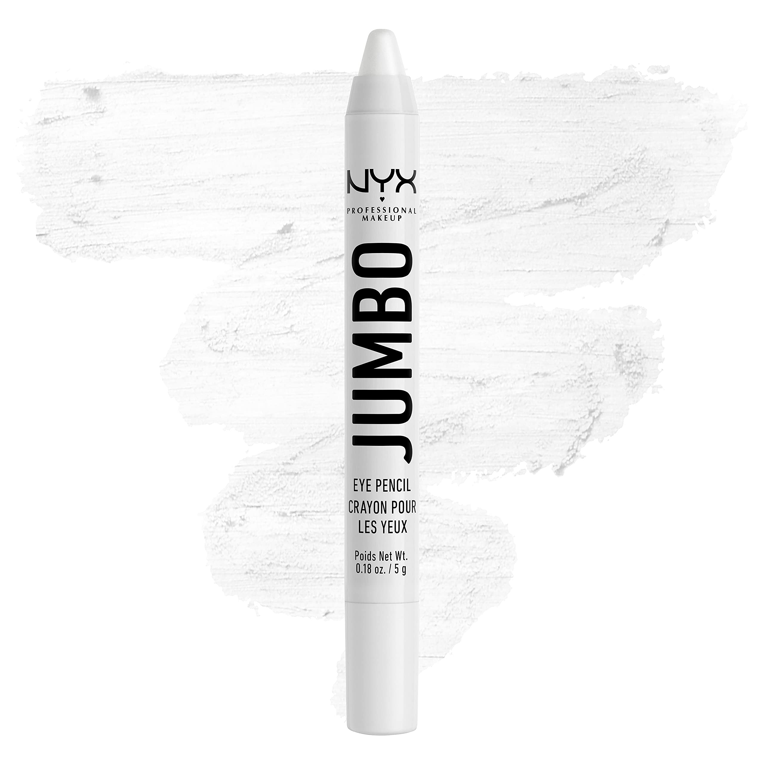 Buy now NYX PROFESSIONAL MAKEUP Jumbo Eye Pencil, Blendable Eyeshadow Stick & Eyeliner Pencil - Cottage Cheese (Silver) at indiglob india