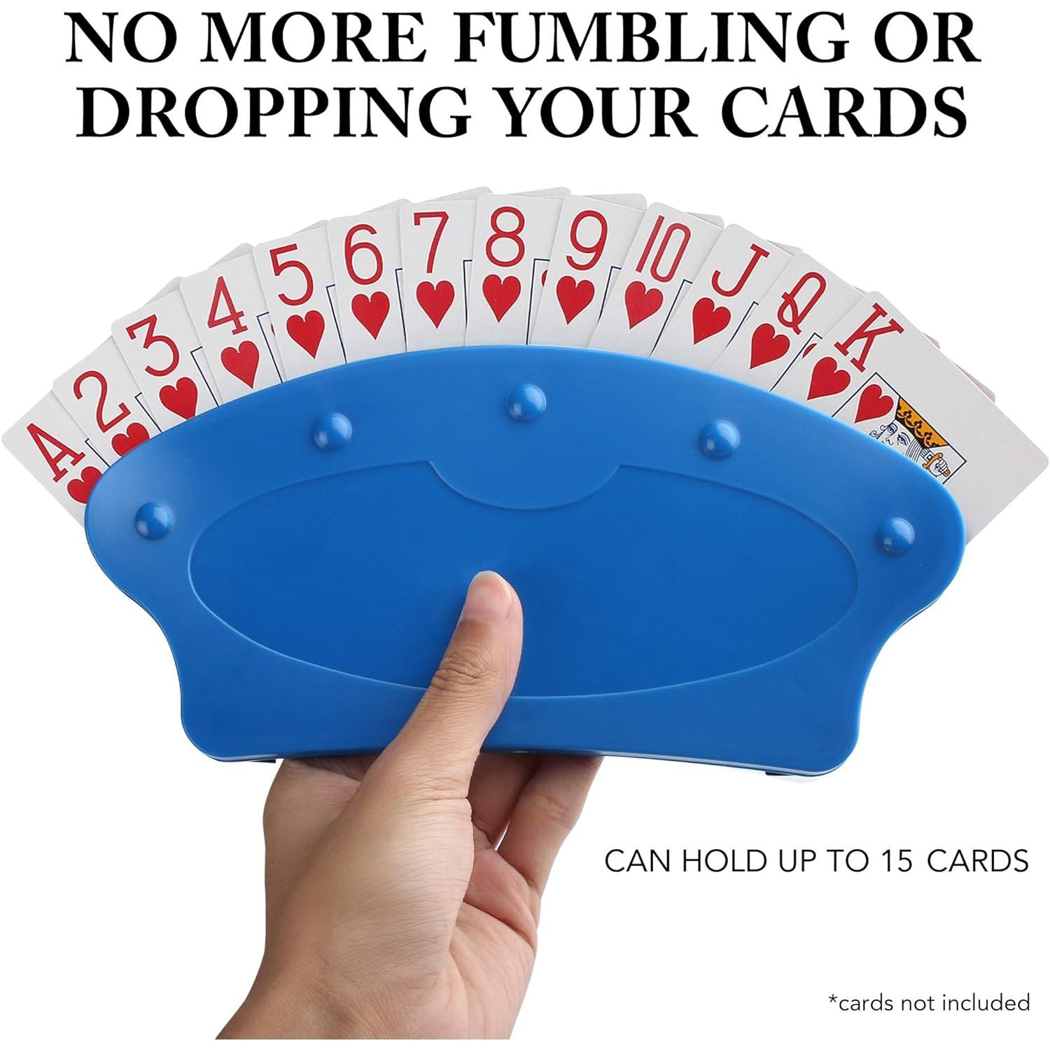 Buy now LotFancy Playing Card Holder for Adults Kids Seniors, 2 Pack, Card Holders for Playing Cards, Family Card Game Nights, Canasta, Poker Parties, Plastic, Hands Free at indiglob india