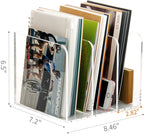 Buy now ROZO Magazine Holder, Clear Acrylic Desk File Organizer an Accessories, Office Organization and Storage 1 Pack (Clear 3V) at indiglob india