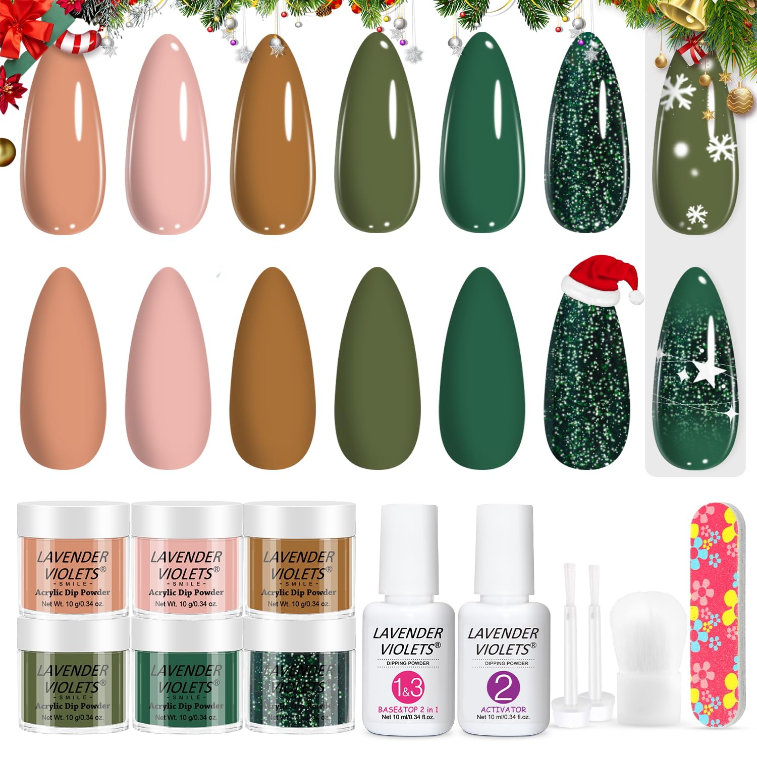 Buy now Lavender Violets Dip Powder Liquid Set with Activator, Base Top Coat and Brush Saver 0.5oz/Bot Nail File Necessary Tools for Dipping Powder Acrylic Manicure Pedicure J775 An Early Fall at indiglob india
