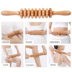 Komogir 3-in-1 Wood Therapy Massage Tools Lymphatic Drainage Massager Wooden Massager for Maderoterapia,Anti-Cellulite, Body Sculpting & Contouring