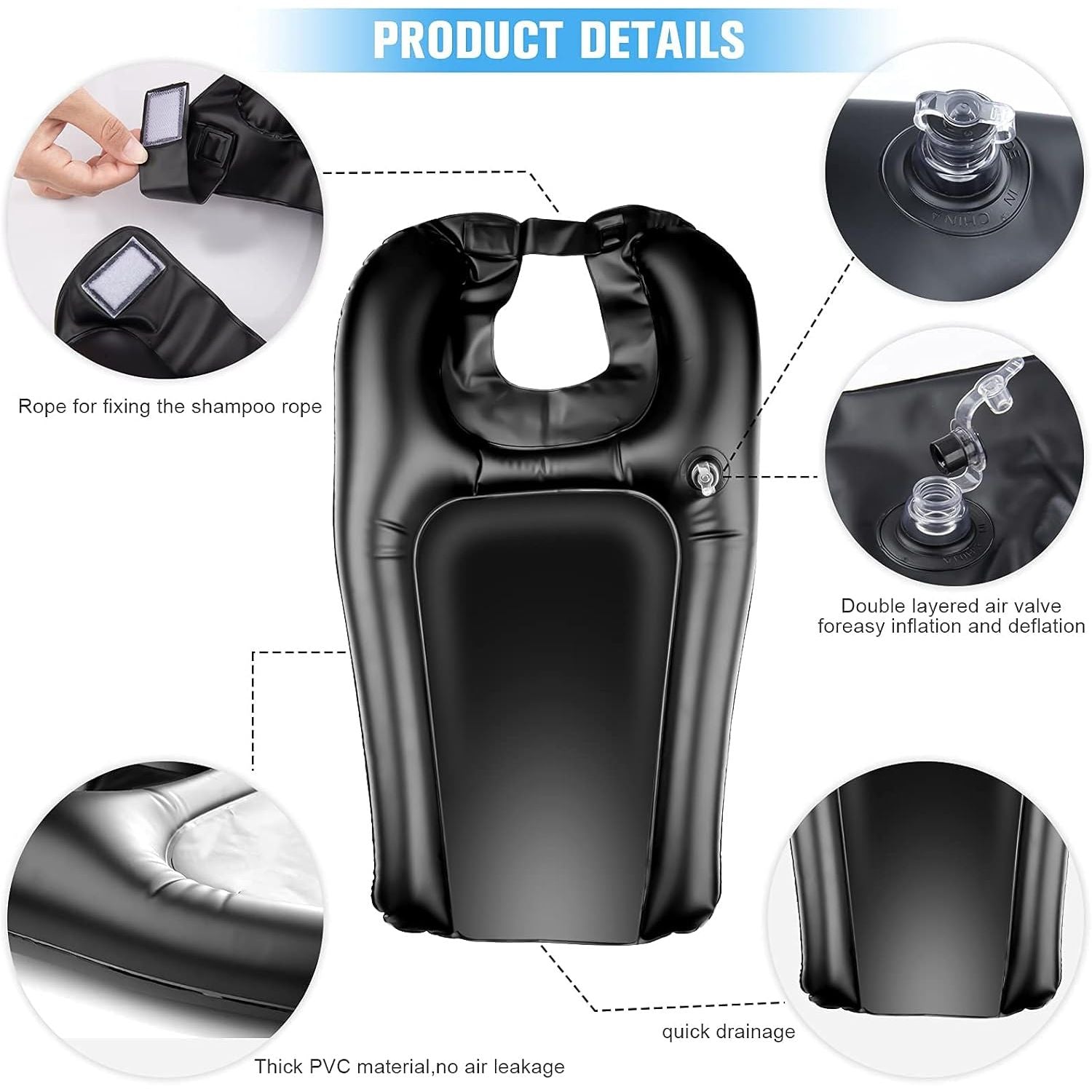 Buy now Hair Washing Tray for Sink at Home, Shampoo Tray, Portable Sink for Washing Hair, Portable Shampoo Bowl for Bedridden, Handicapped, Kids, Seniors, Pregnant, Wheelchair at Kitchen at indiglob india