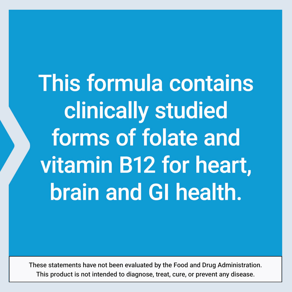 Life Extension BioActive Folate & Vitamin B12, Promotes Heart, Brain & GI Tract Health, Non-GMO, Gluten-Free, Vegetarian, 90 Capsules | BioActive Folate & Vitamin B12 Promotes Heart, Brain & GI Tract Health, Non-GMO, Gluten-Free & Vegetarian